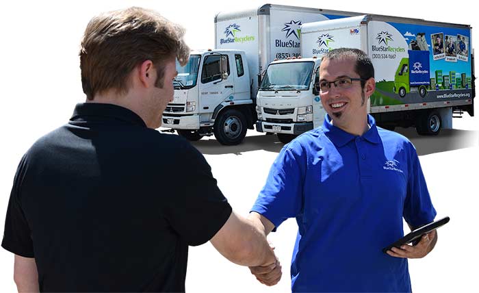 Blue Star Recyclers offers pickup services